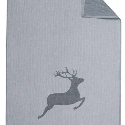 Deer tea towels - 009 grey for wholesale by Framsohn Frottier