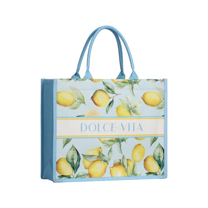 STELLA GREEN - Vendita all'ingrosso Borsa tote - Donna - Borsa shopper “Dolce Vita” con limoni