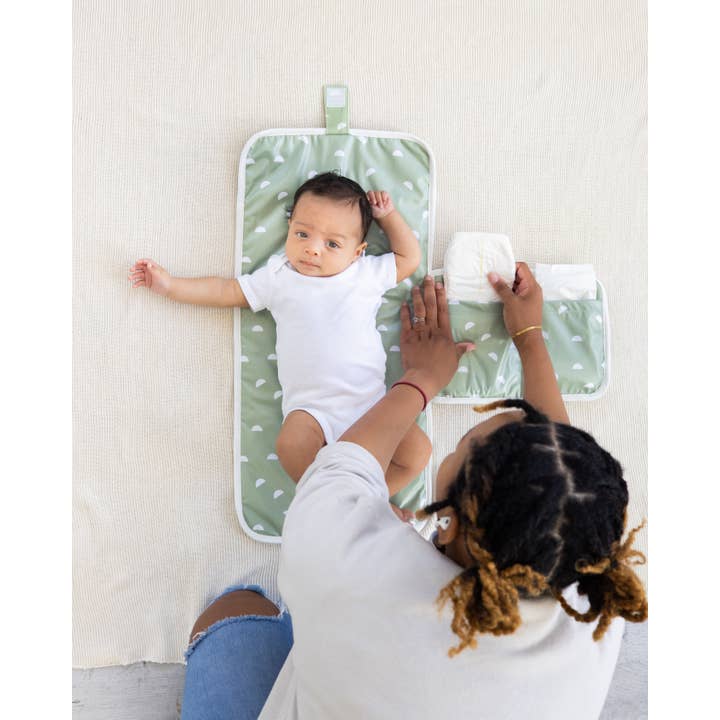 Pearhead - Wholesale Changing Mat/Pad - Baby - Organic Sage Travel Changing Mat, Diaper Bag Changing Pad12
