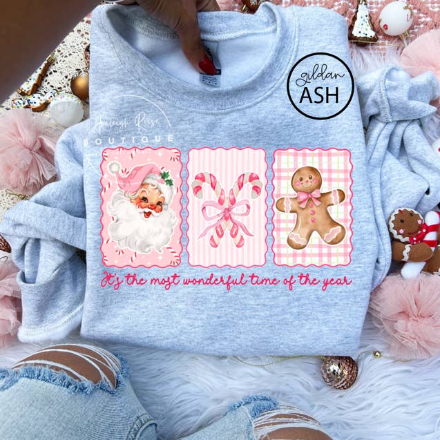 Trendy Chic Apparel LLC - Wholesale Graphic Sweatshirt - Women's - It's the Most Wonderful Time of Year Sweatshirts & T-Shirts 1