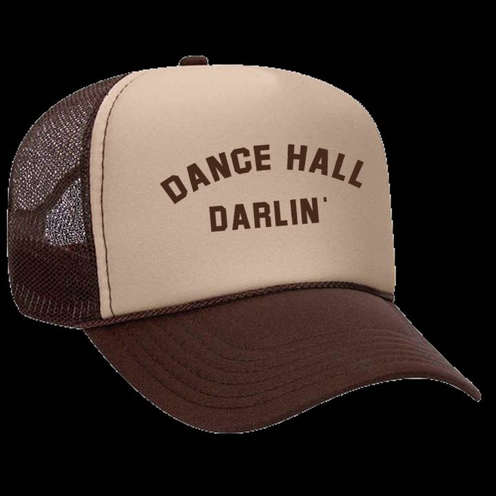 CHAPEAU DARLIN' TRUCKER POUR SALLE DE DANSE MARRON pour la vente par Rodeo Hippie