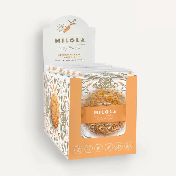 Spiced Carrot Cookie (Gluten-free, Dairy-free, Vegetarian) for wholesale by MILOLA GLUTEN FREE