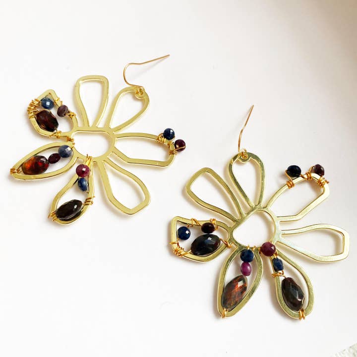 Statement Earrings- Fall Earrings - Boho Jewelry for wholesale by Etymology Jewelry