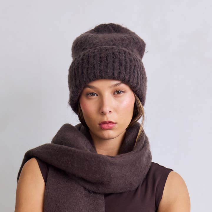 The Reykjavik Beanie Hat - 100% Recycled - Ground Coffee for wholesale by ARCTIC FOX & CO.