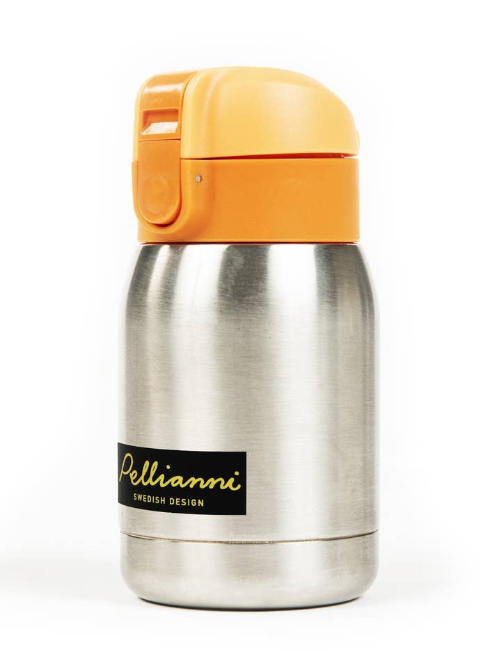Thermos arancione 200ml per la vendita all'ingrosso da parte di Pellianni