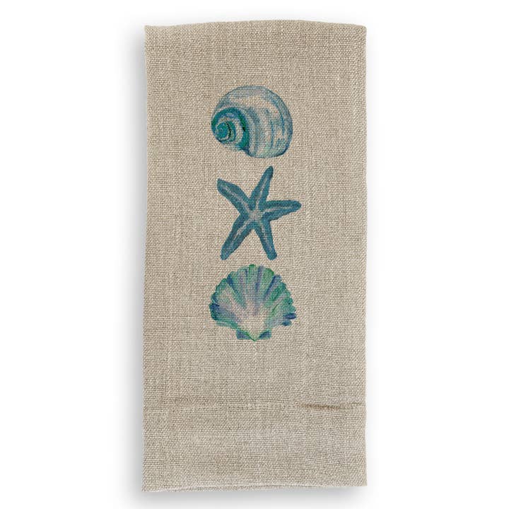 French Graffiti - Wholesale Tea Towel - Three Shells
