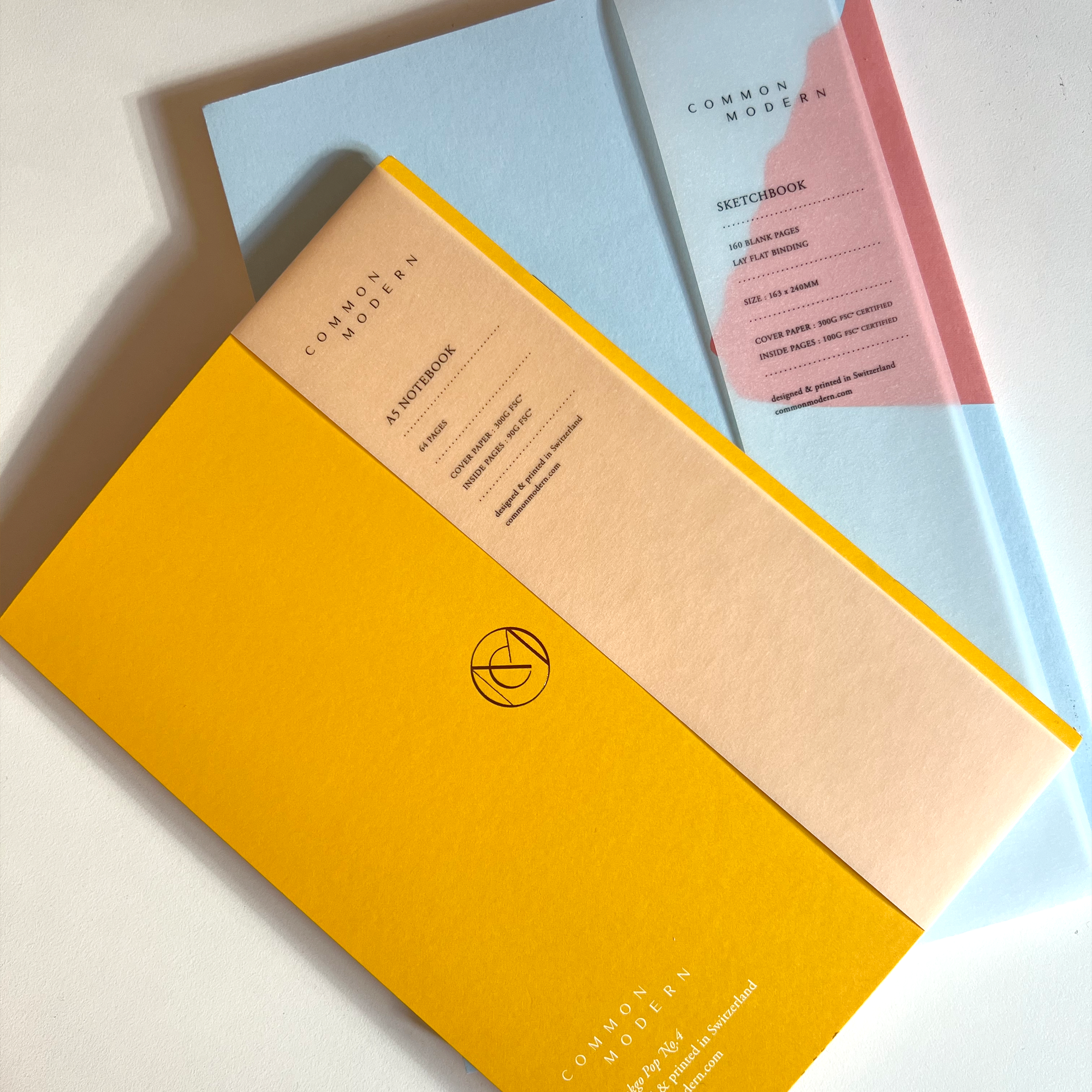 Common Modern - Wholesale Notebook - Ginkgo Pop No. 1 A5 Notebook | Dot Grid Notebooks | Journal6