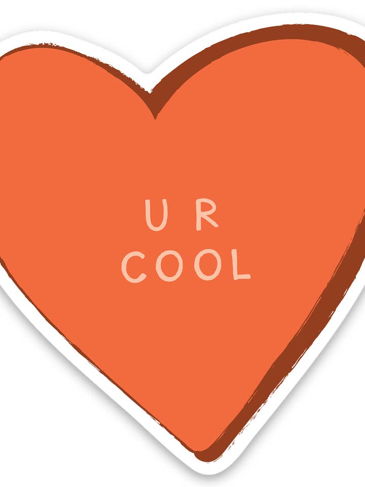 Candy heart Vinyl Sticker (Copy) for wholesale by Ginger P. Designs