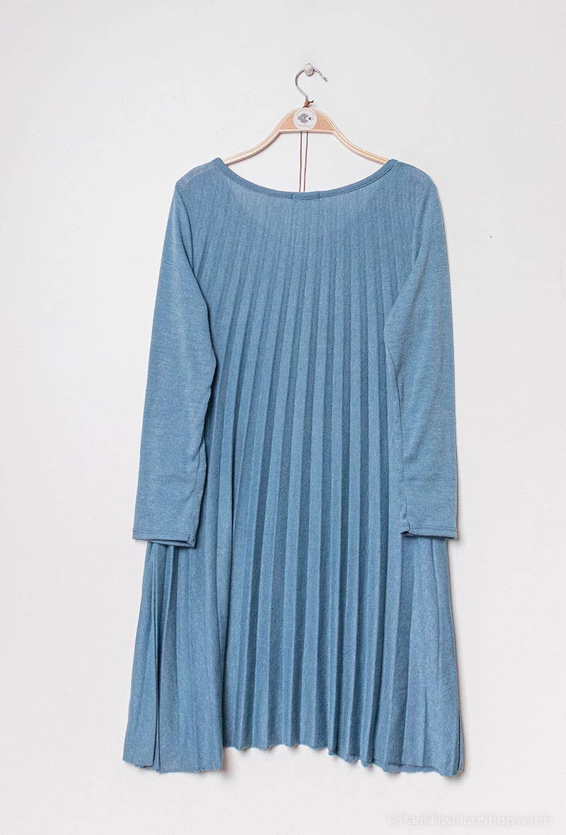 P&R STAR - Wholesale Dress - Women's - Pleated knit dress38