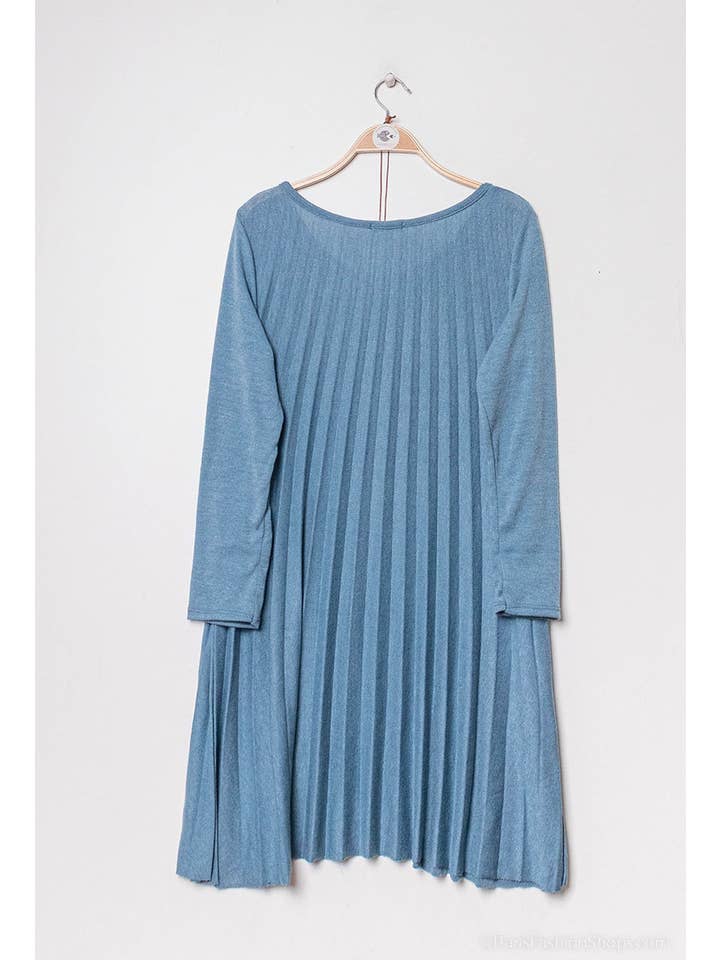 P&R STAR – Großhandel Kleid – Damen – Plissiertes Strickkleid38