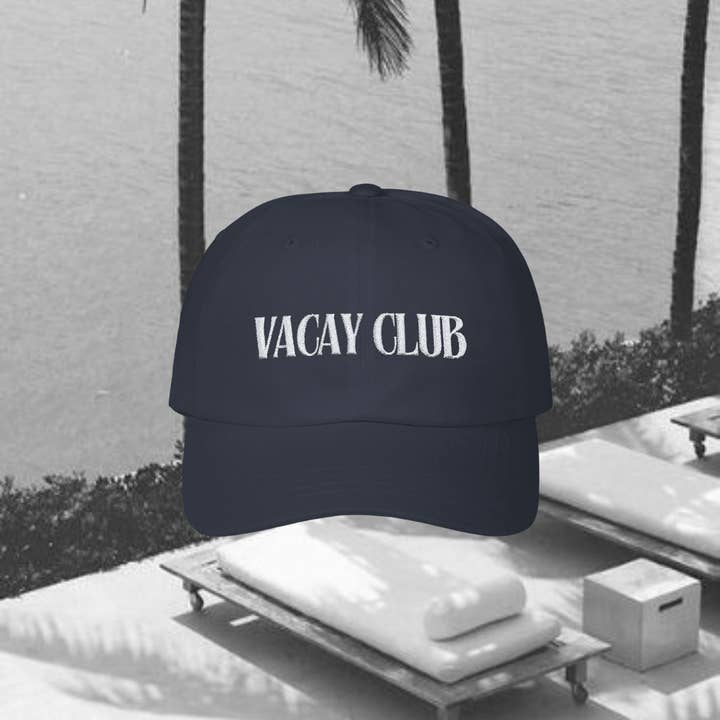 Black Salt Co - Wholesale Baseball cap – Unisex - HIBISCUS 'VACAY CLUB' CAP14