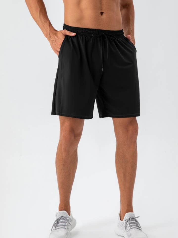 Active by Anna-Kaci - Wholesale Athletic shorts – Men's - Lightweight Athletic Training Shorts with Elastic Waistband1