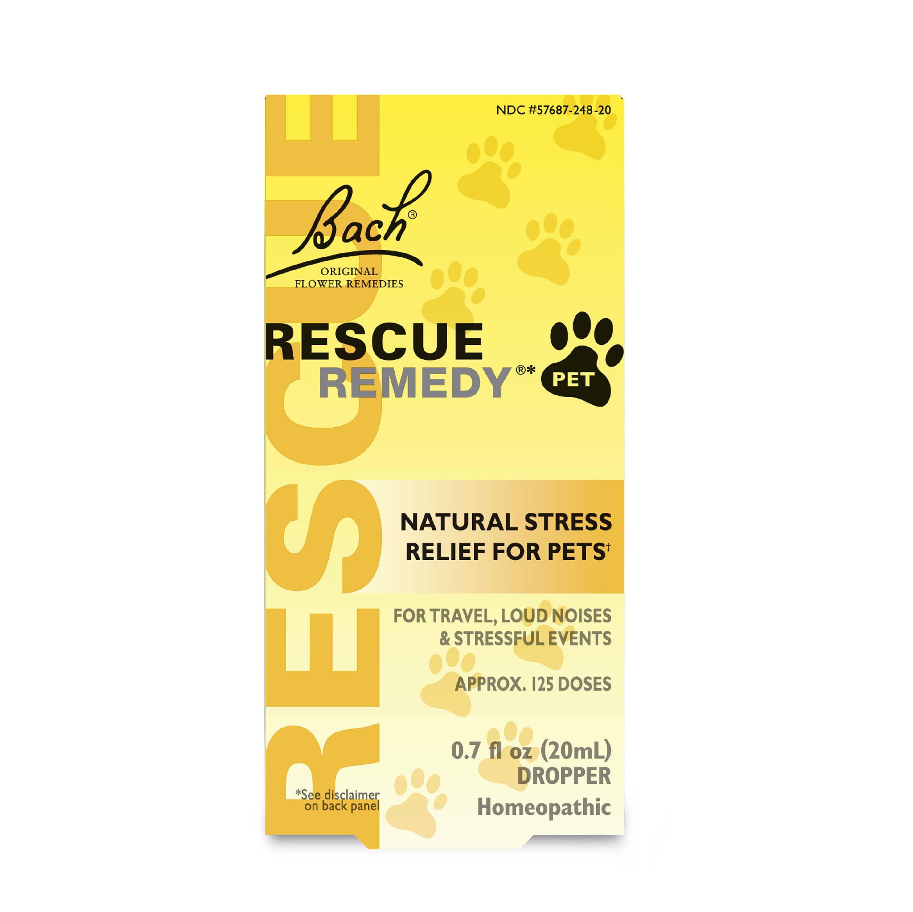 RESCUE & Bach Original Flower Remedies - Wholesale Pet Supplement - Cat/Dog - Rescue Remedy® Pet Dropper 20mL1