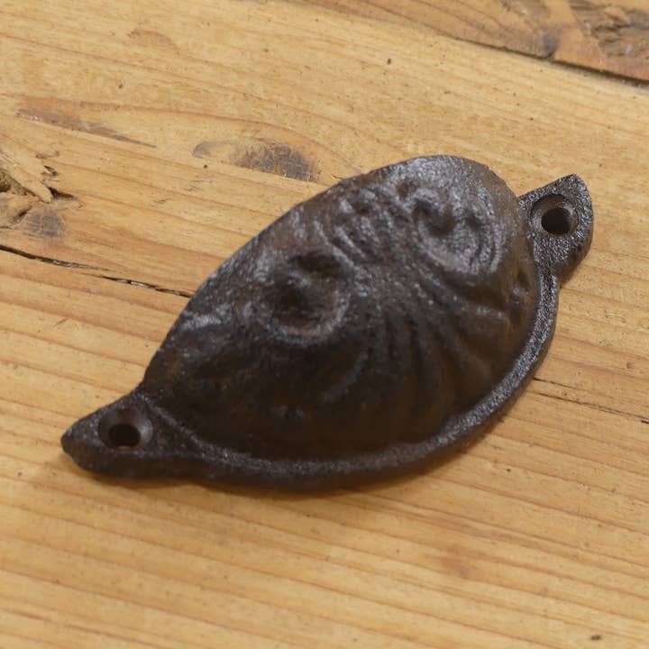 Cast Iron Cup Drawer Pull for wholesale by Midwest Craft House