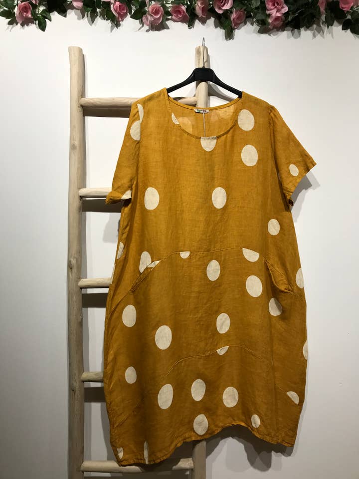 LINEN & COTTON HOUSE - Wholesale Dress - Women's - LINEN DRESS. 17600 SPRING SUMMER CLOTHING