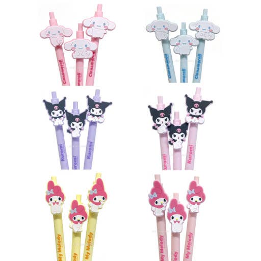 K-Wonderland - Wholesale Pen - Sanrio Characters Face Wapen Ball point pen 0.7mm- 30pcs BOX8