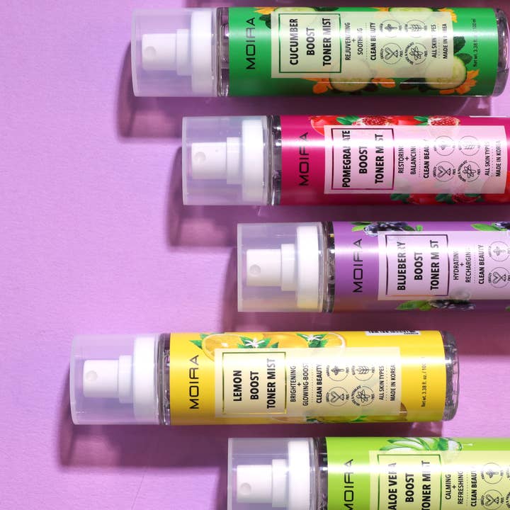 Moira Cosmetics - Vendita all'ingrosso Spray/Acqua viso e corpo - Boost Toner Mist- cetriolo