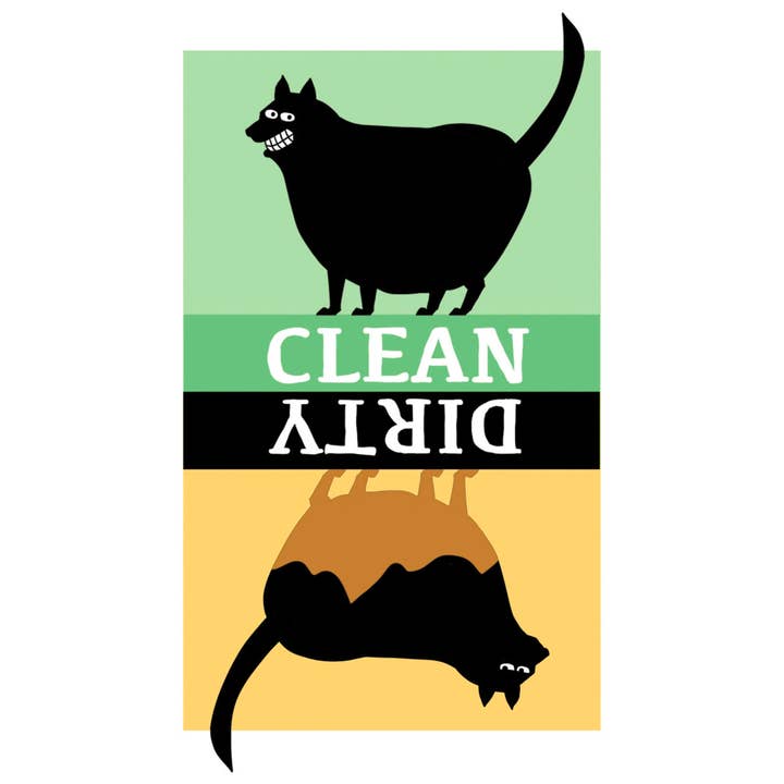 Ímã para máquina de lavar louça limpo/sujo por atacado de Fuffernutter