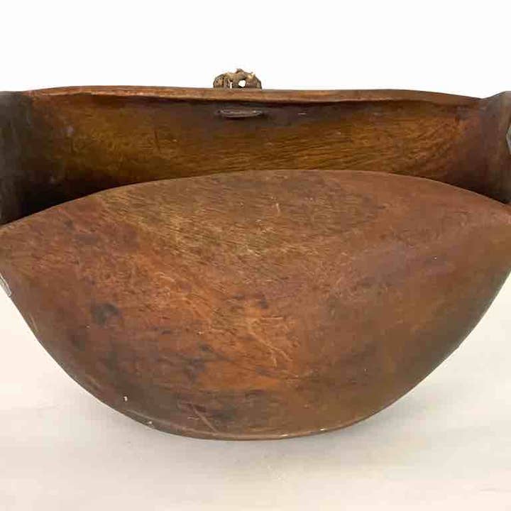 Vintage træskål fra Samburu-folket i Kenya, Afrika | 28 cm for engroshandel hos The Niger Bend