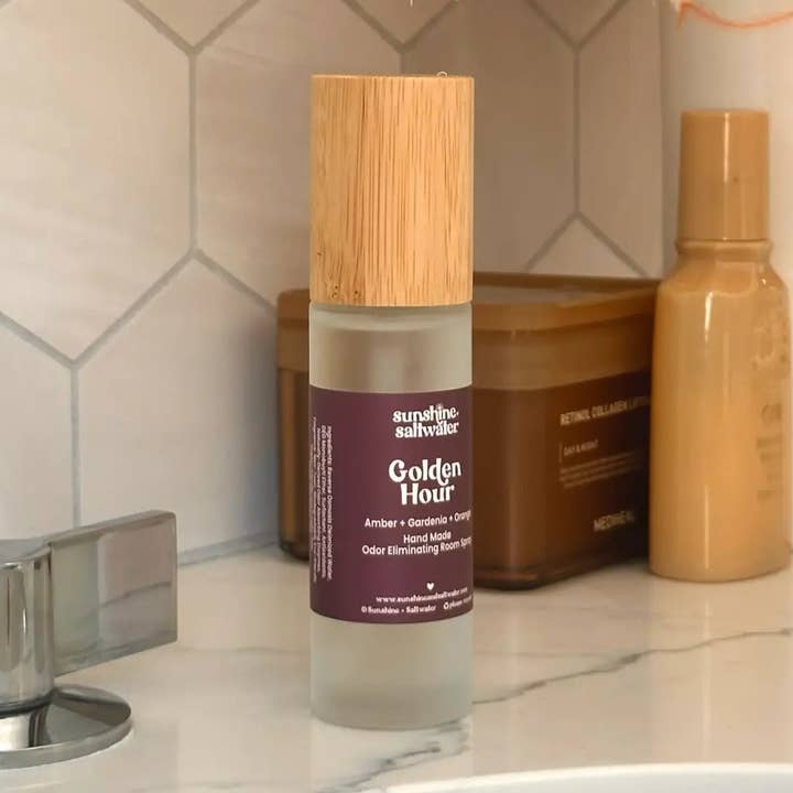 Sunshine + Saltwater - Wholesale Room & Linen Spray - Golden Hour | Room Spray0