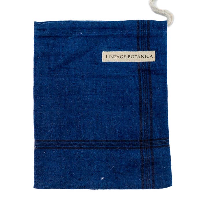 Bag: Handwoven antique hemp bread bags- BG153 for wholesale by Lineage Botanica