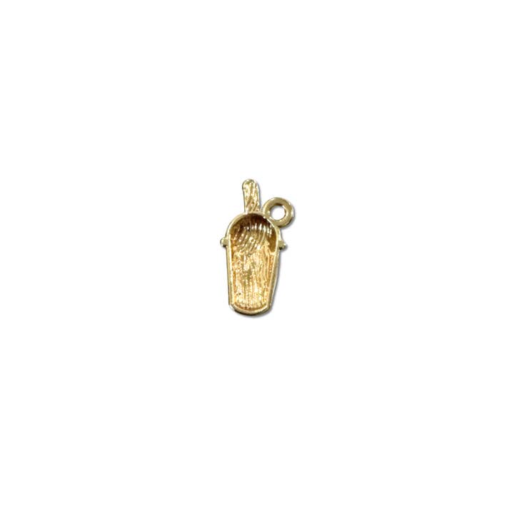 The Charm Bar Company - Wholesale Individual Charm/Pendant - * Gold Enamel Cafe Late Charm1