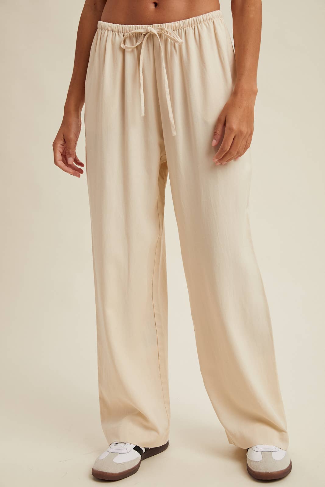 Wishlist Apparel - Wholesale Pants - Women's - LINEN STRAIGHT PANTS / WL25-115558
