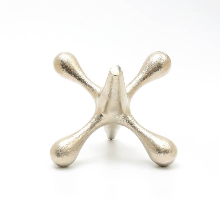 TrenDec - Wholesale Paper Weight - Jack Paperweight | Cast Aluminium Silver Color Table Décor3