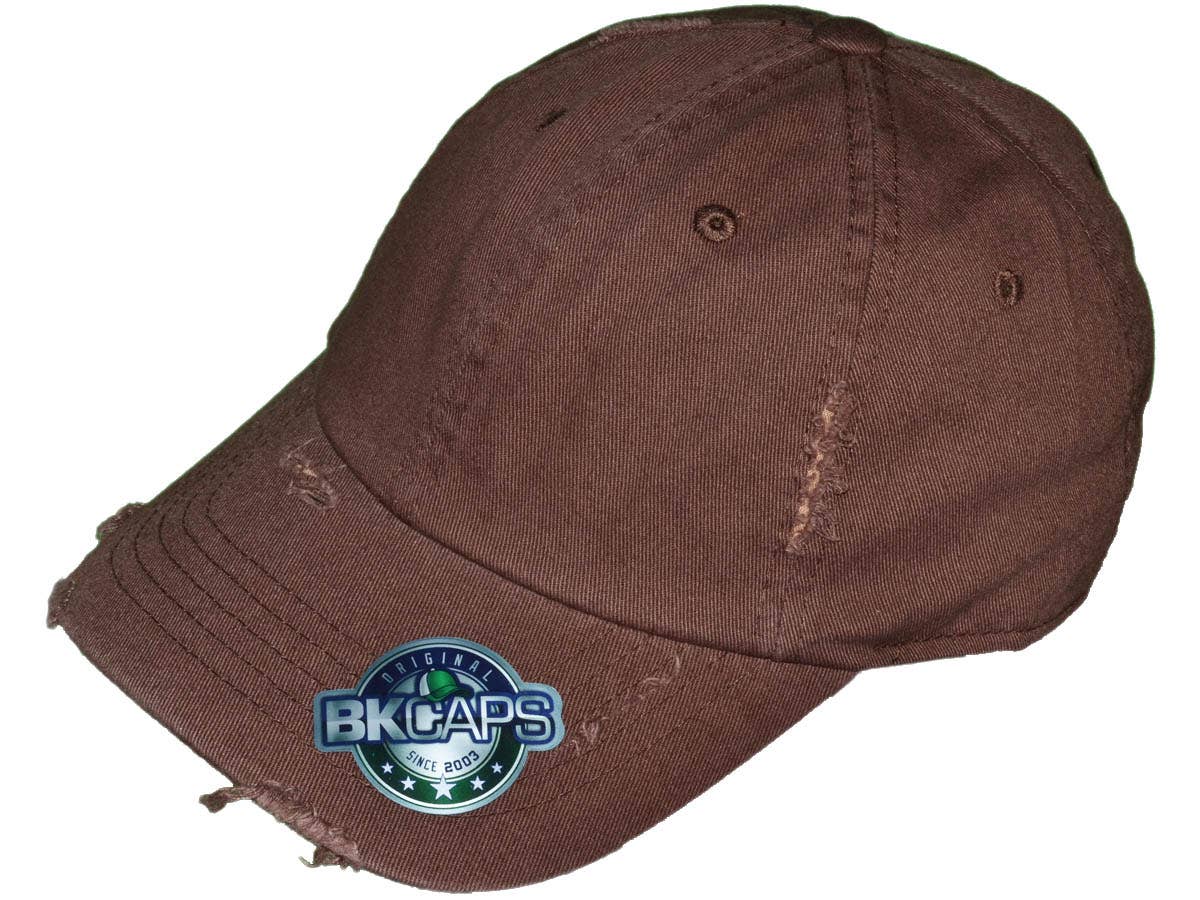 Buck Wholesale - Vendita all'ingrosso Cappellino da baseball - Unisex - Cappello vintage da papà, in cotone di alta qualità, a basso profilo, strappato24