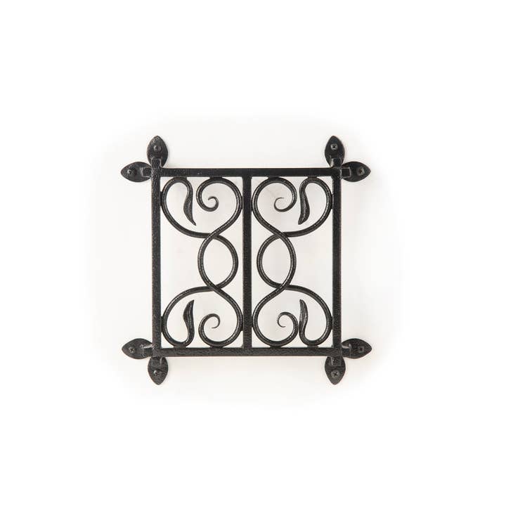 Puerta clandestina de hierro de 10 pulgadas, diseño inspirado en la naturaleza para venta al por mayor de Artesano | Home Decor