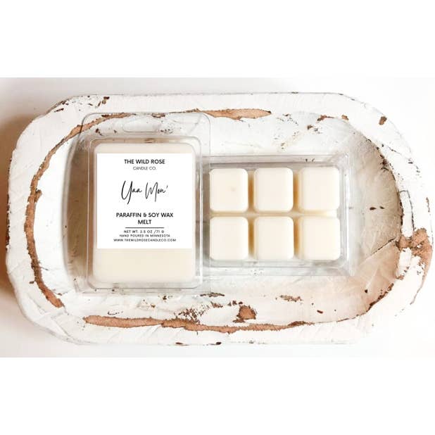 Yaa Mon' Wax Melts for wholesale by The Wild Rose Candle Co.