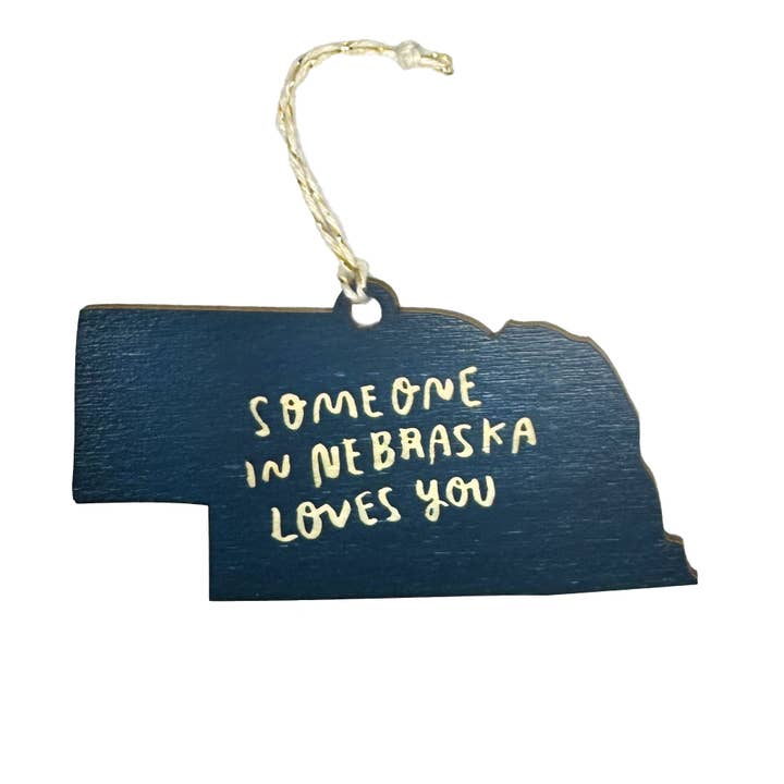 Someone in Nebraska Loves You Ornament for wholesale by SnowMade