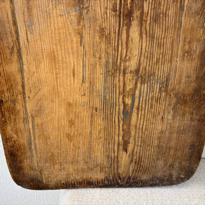 Rustic Remnents - Wholesale Cutting board - Vintage Wooden Bread Board – Antique Turkish Dough Board4