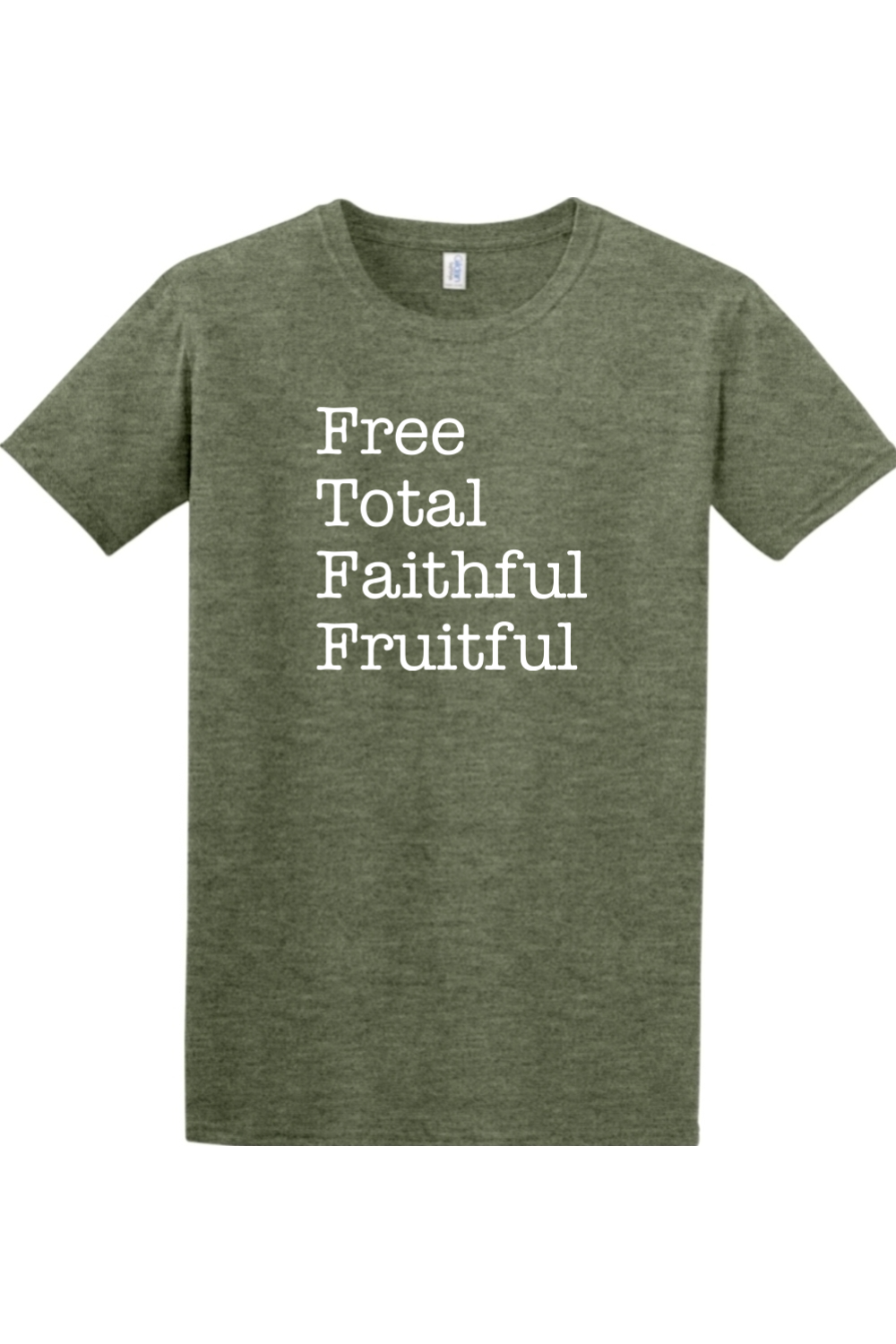 Sock Religious - Wholesale Screen Printed T-Shirt - Unisex - Free Total Faithful Fruitful - Theology of the Body Adult T-shirt0