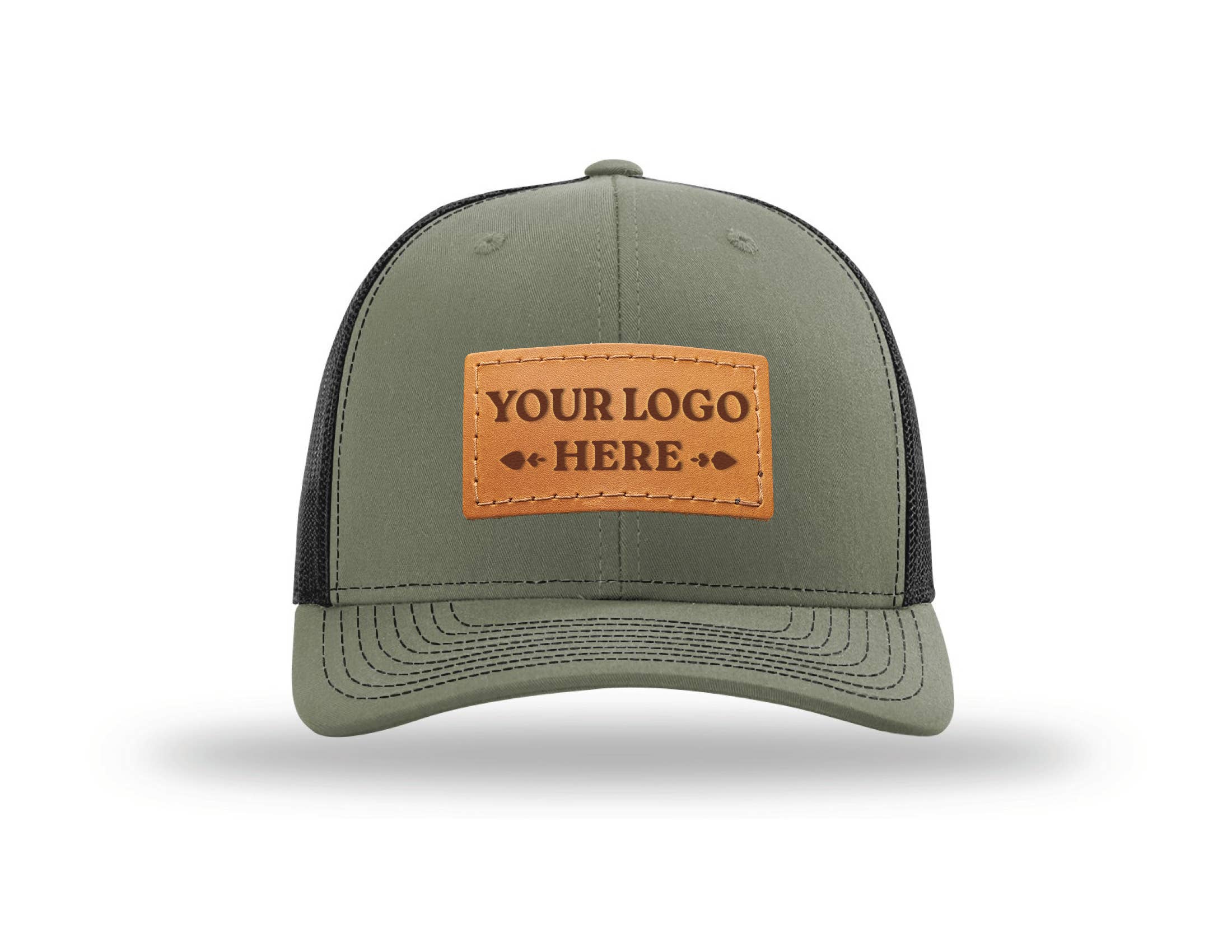 Oowee Products - Wholesale Trucker Hat - Unisex - Custom Leather Patch Trucker Hats - Add Your Logo or Artwork25