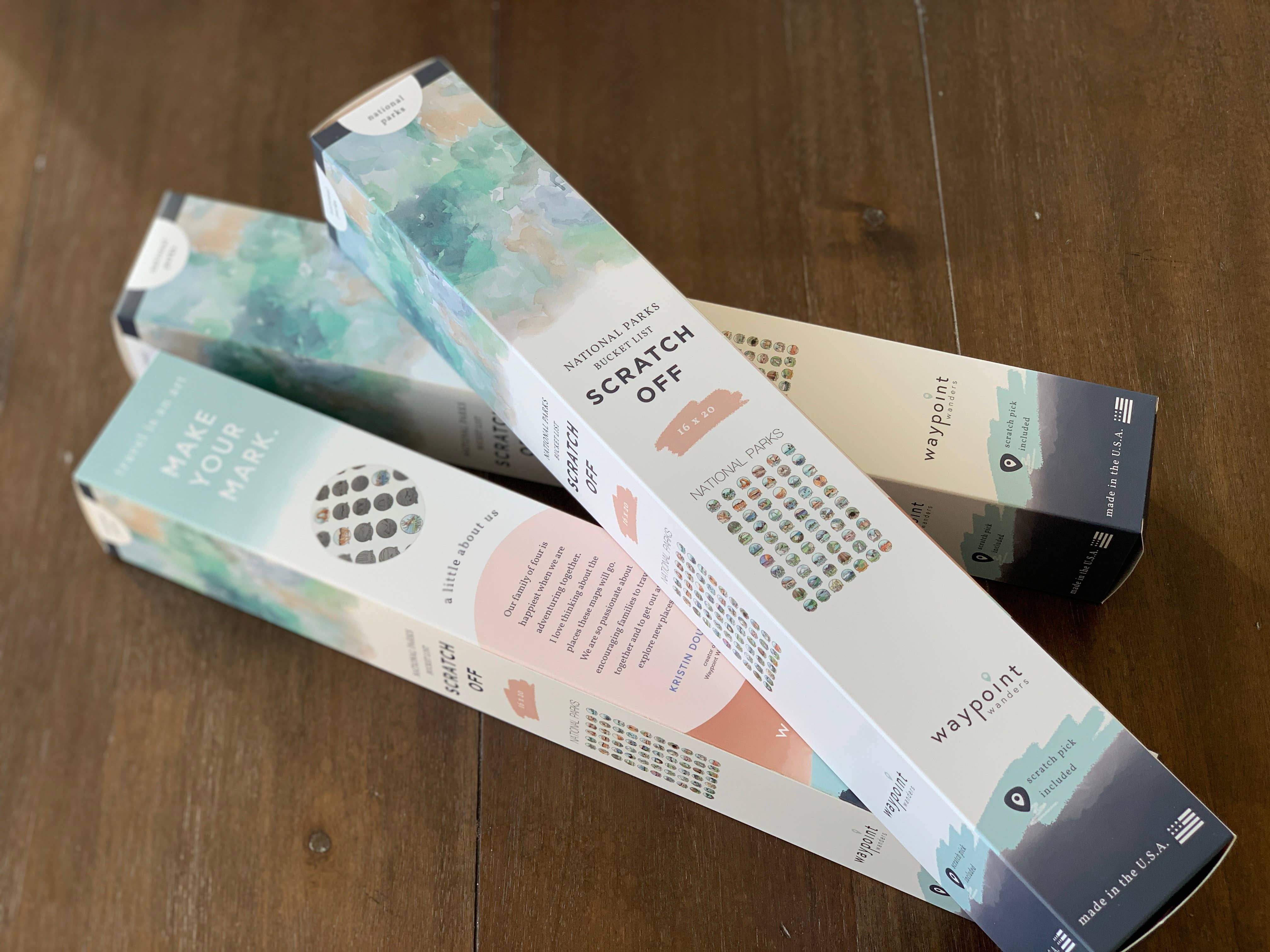 Waypoint Wanders - Vendita all'ingrosso Stampa artistica - 63 Lista dei desideri da grattare per parchi nazionali7