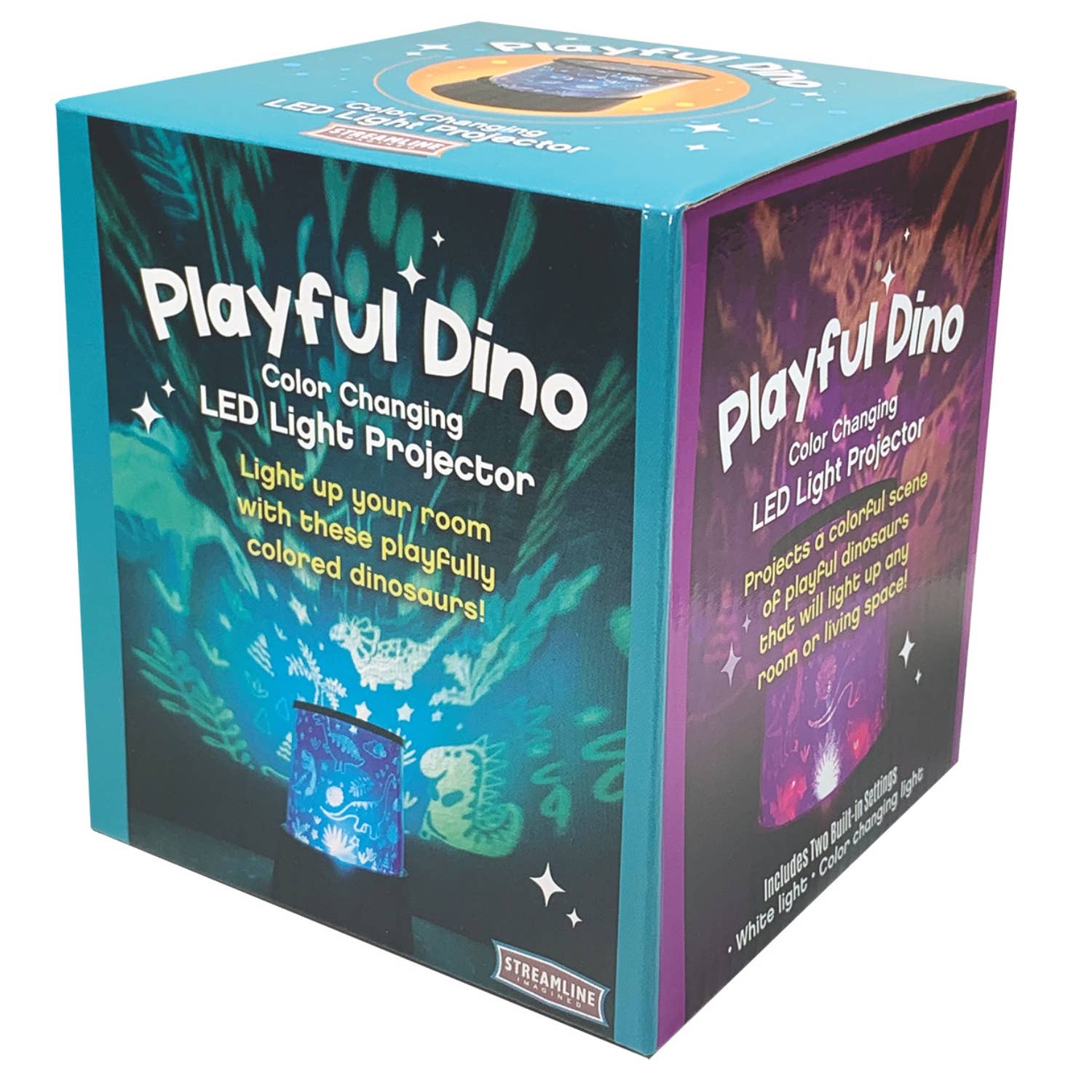 Streamline – Luz noturna - Crianças e bebés por atacado – Luz do projetor de dinos4