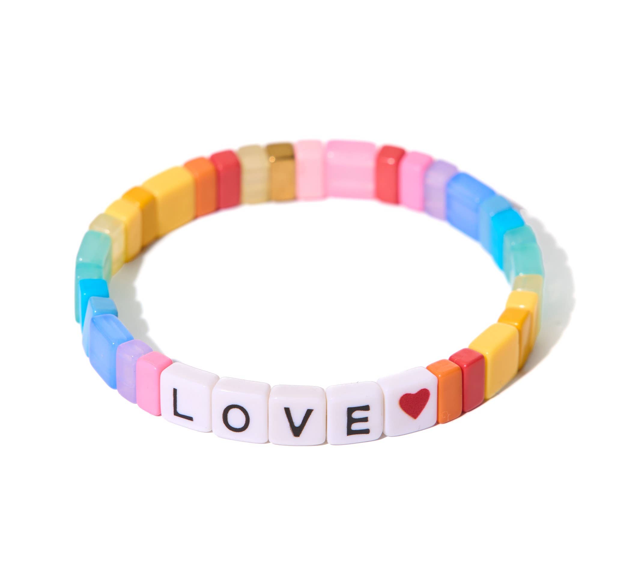 Malibu Sugar – wholesale Jewellery – Men's – Rainbow LOVE Bracelet - So perfect for Mother's Day!0
