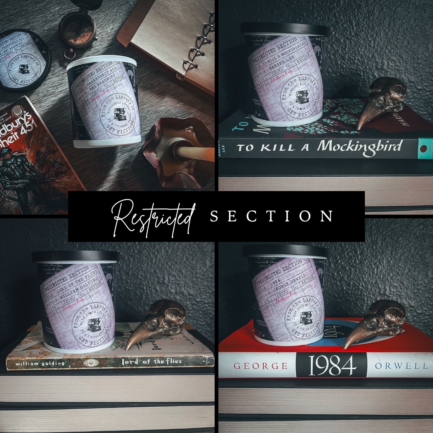 Get Fictional - Wholesale Jar/Filled Candle - To Kill a Mockingbird Soy Candle | Bookish Soy Candles1