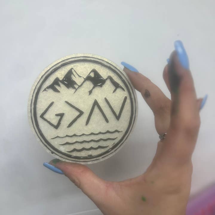 God is Greater than the High and Lows Car Freshie for wholesale by Southern Vinyl Creations