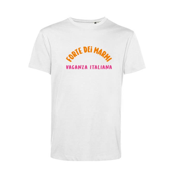 Bedrucktes T-Shirt Herren - Forte dei Marmi Italienischer Urlaub für den Großhandel von #MAISENZA