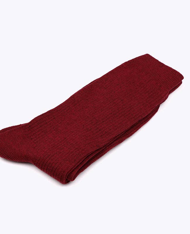 Unipap's - Wholesale Socks - Men's - Men's Red Cotton Socks No. 2 "Maurice"2