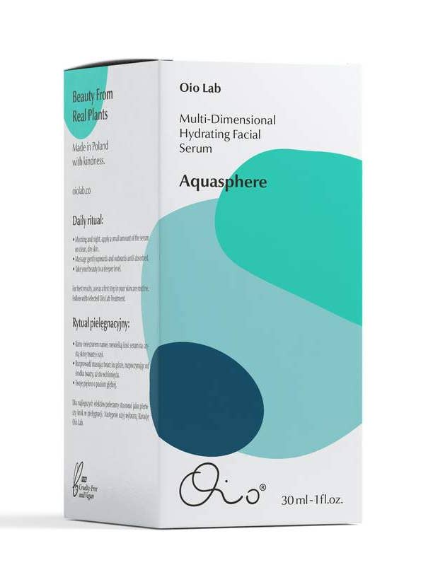 Oio Lab Aquasphere siero viso idratante multi-dimensionale 30 ml per la vendita all'ingrosso da parte di Oio Lab