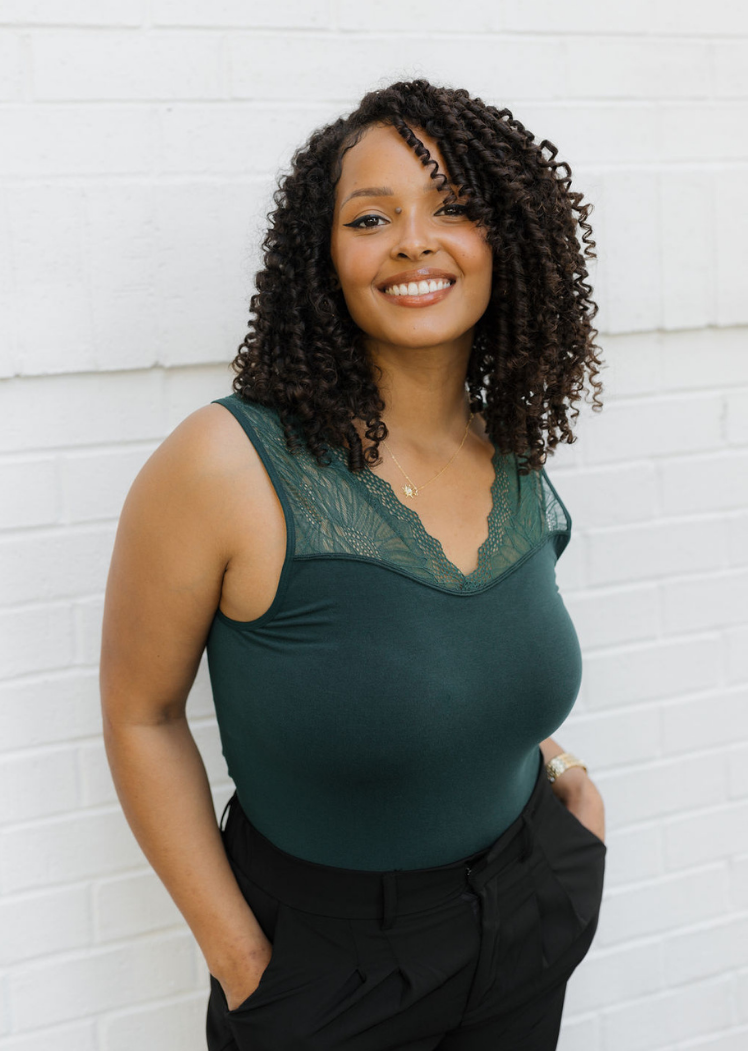 ELIETIAN - Vente Haut en maille – femme - Top réversible avec insert en dentelle72