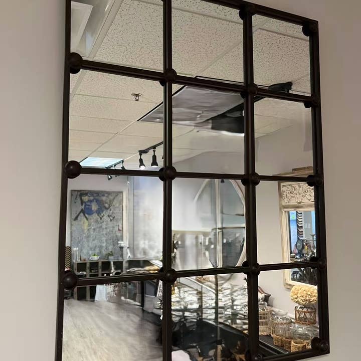 Vagabond Vintage - Wholesale Wall mirror - Cast Iron Rectangle Mirror2