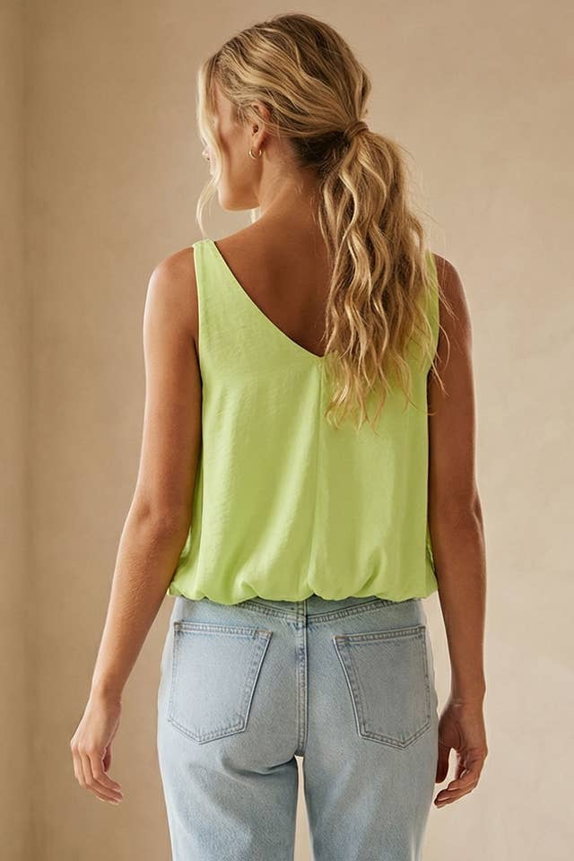 Naked Zebra - Wholesale Tank Top - Women's - Billowy Strap Accent Tank Top37