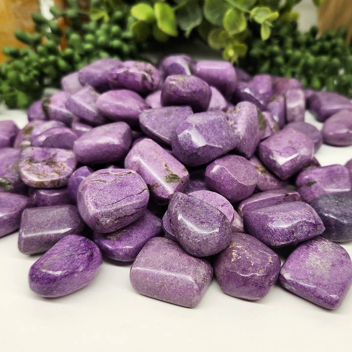 Meraki Gemstones - Wholesale Spiritual Stone/Crystal - Stichtite Tumbled Gemstones (22-30MM)5