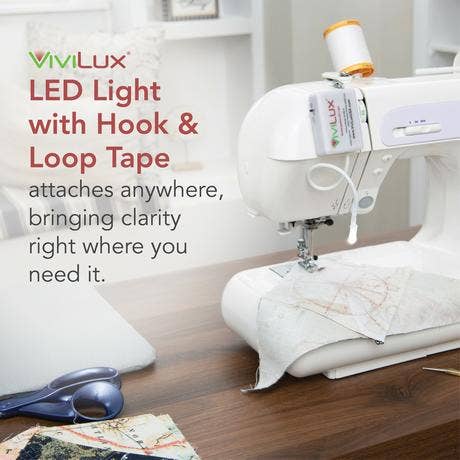 ViviLux LED Lights Magnifiers Lasers – wholesale String lights – Cordless 1200 Lumens LED Craft & Sewing Light, Adjustable2