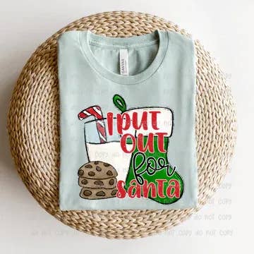 Colocar para SANTA por atacado de Frankys Custom Ink & Design