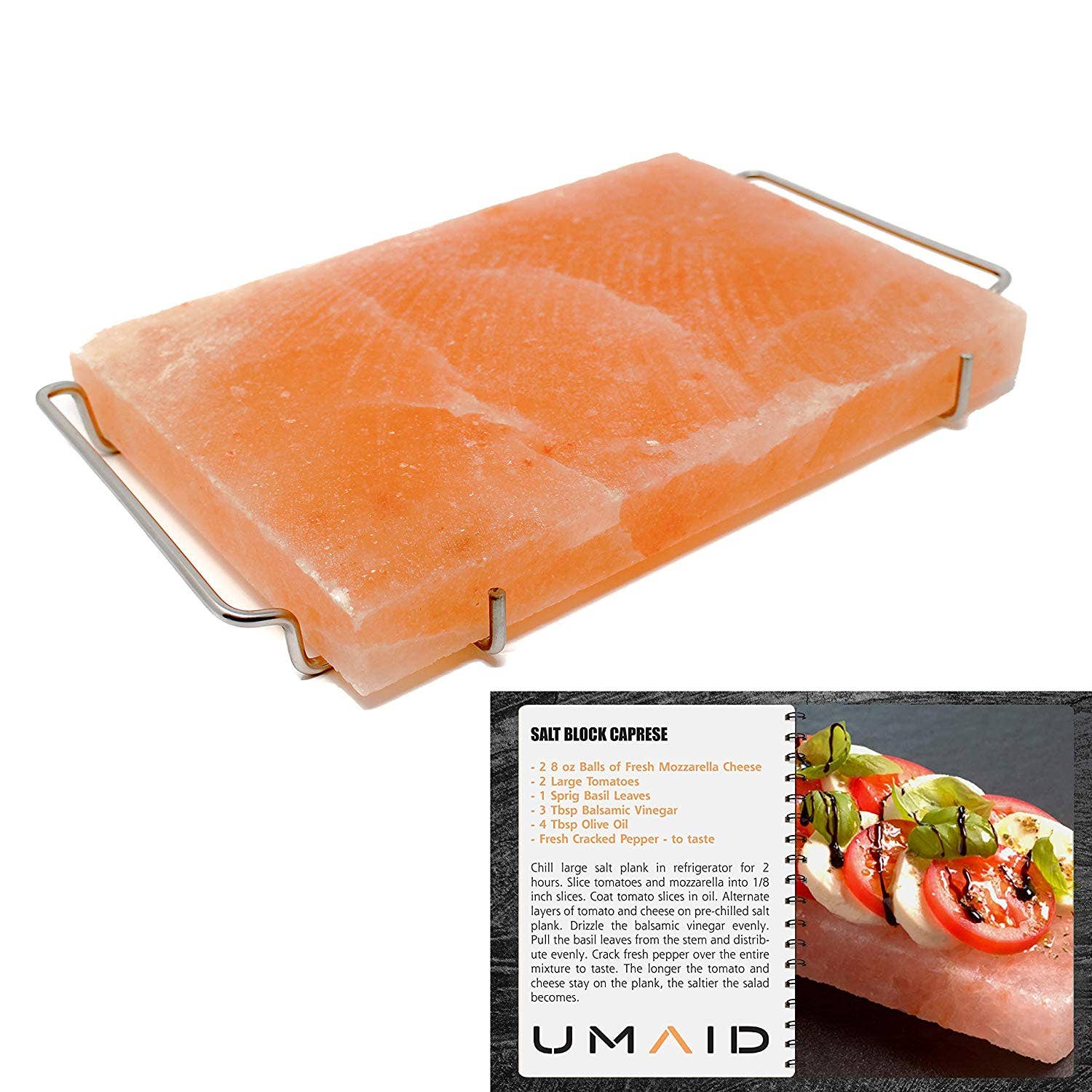 UMAID PRODUCTS - Vente Planche à découper - Assiette de cuisson en bloc de sel naturel de l'Himalaya10